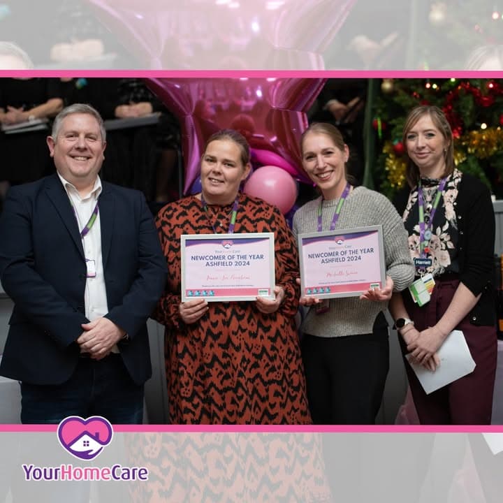 Jamie-Lee and Michelle, joint Newcomer of the Year for Ashfield