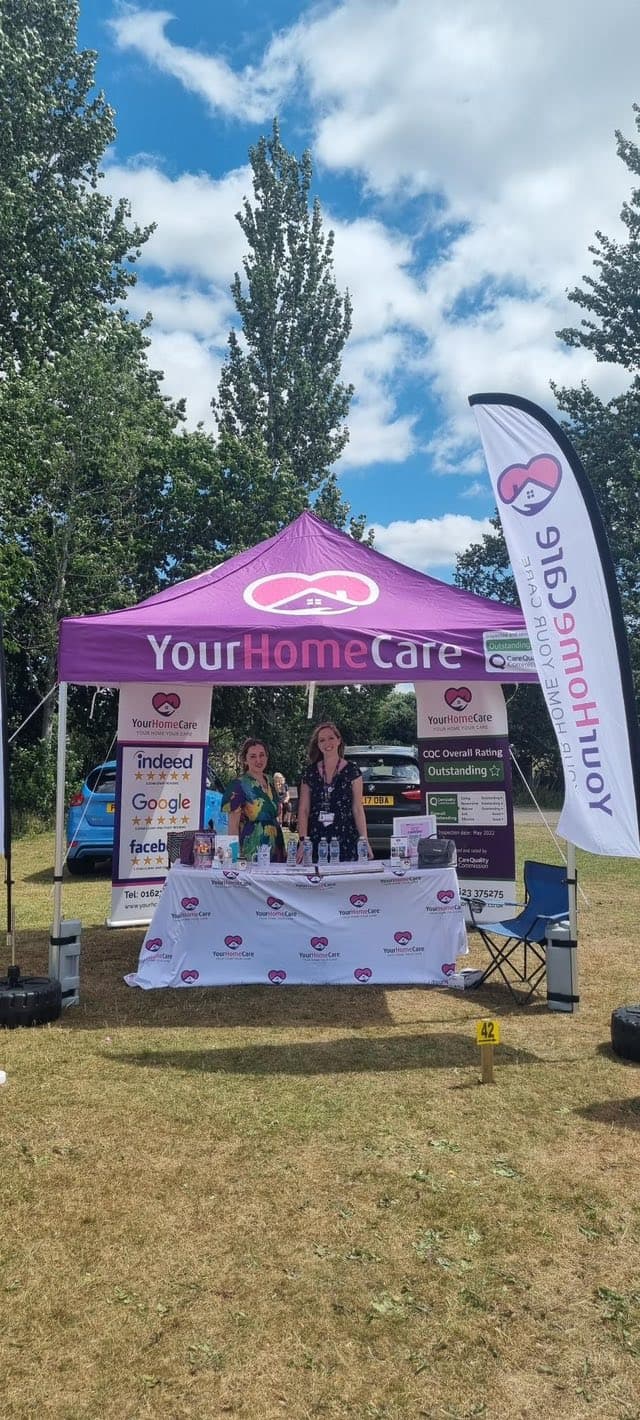 Harriett and Leanne at the Mansfield Woodhouse Party in the Park