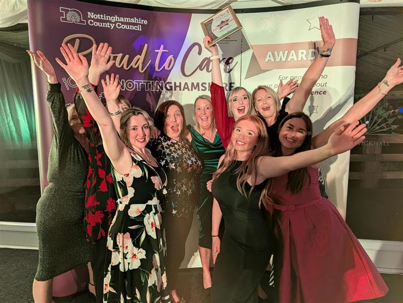 Your Home Care team at the Proud to Care Awards 2025