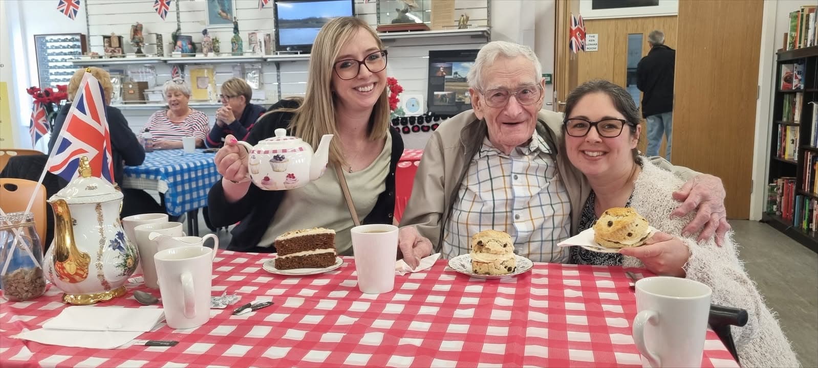 Your Home Care staff and a client at the VE Day 80th anniversary celebrations